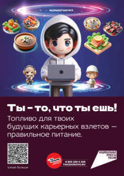 плакат о правильном питании